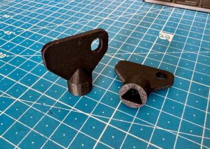 [Création] Clefs triangulaires (poubelle jaune)