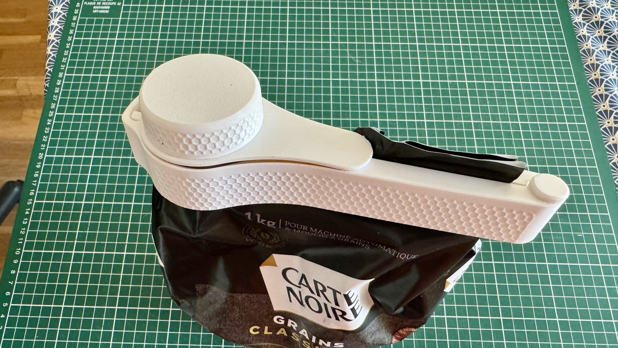 Fermeture pour un sac a café